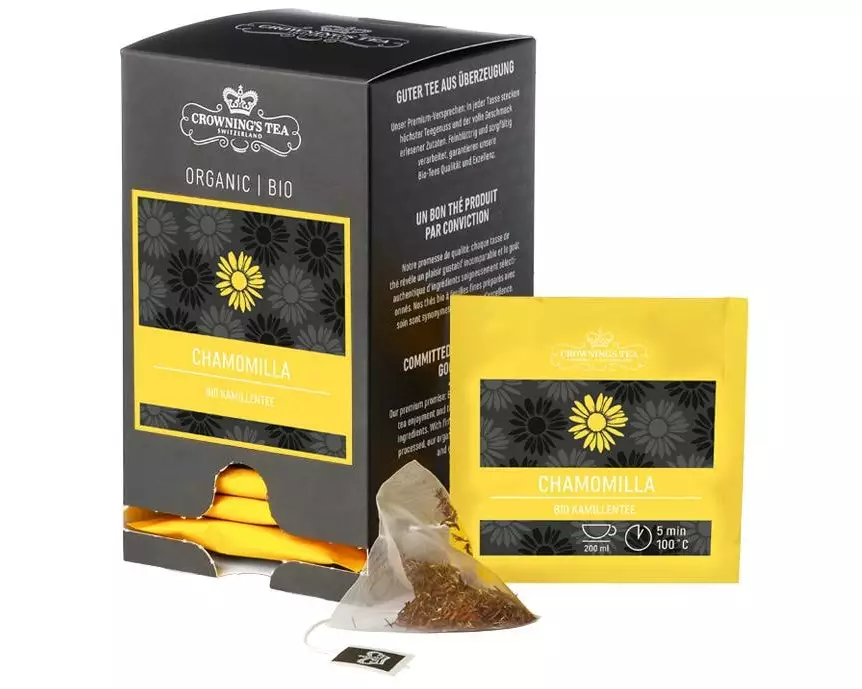 Crowning’s Tea Teebeutel Bio Chamomilla 15 Stück