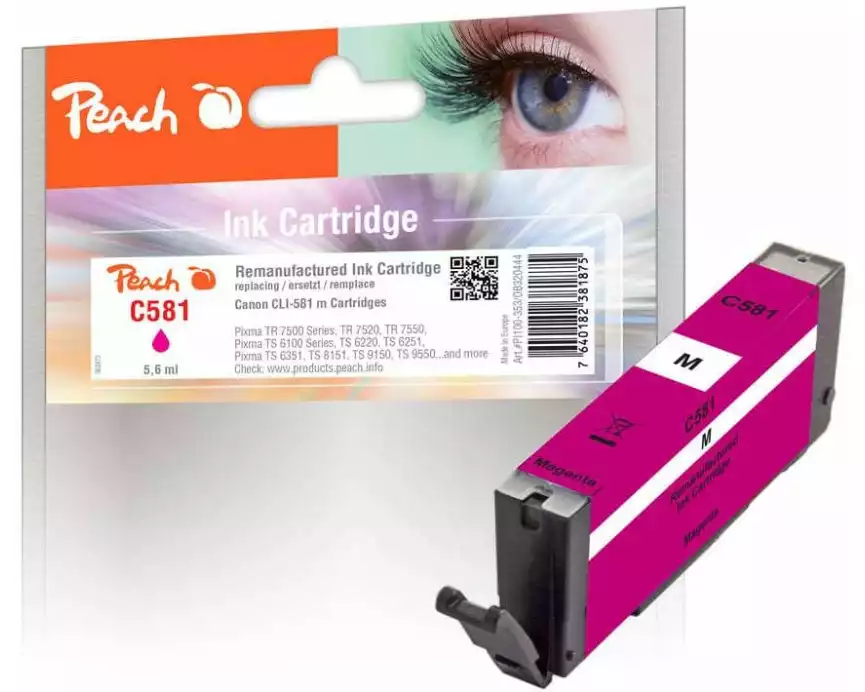 Peach Tinte Canon CLI-581 Magenta