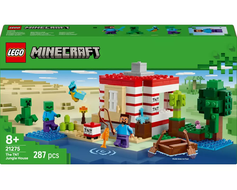 LEGO® Minecraft Das TNT-Dschungelhaus 21275
