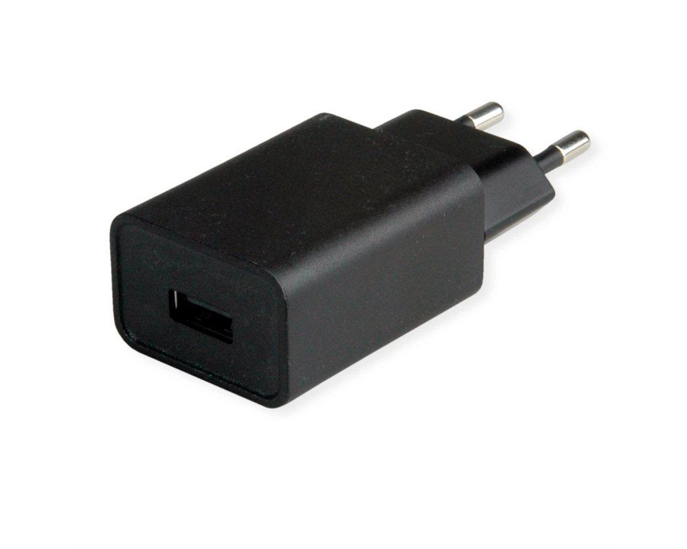 VALUE USB Charger mit Euro-Stecker, 1-Port (Typ-A), 12W