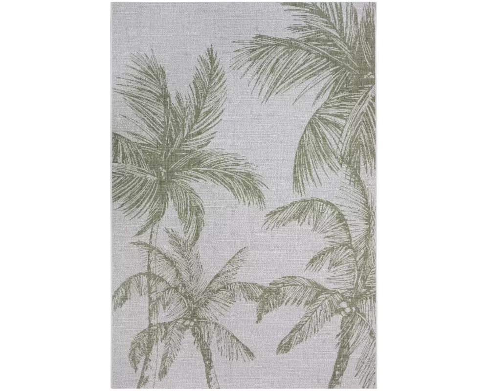 Northrugs Teppich Beach Jaora, 160 x 230 cm, Grau/Grün