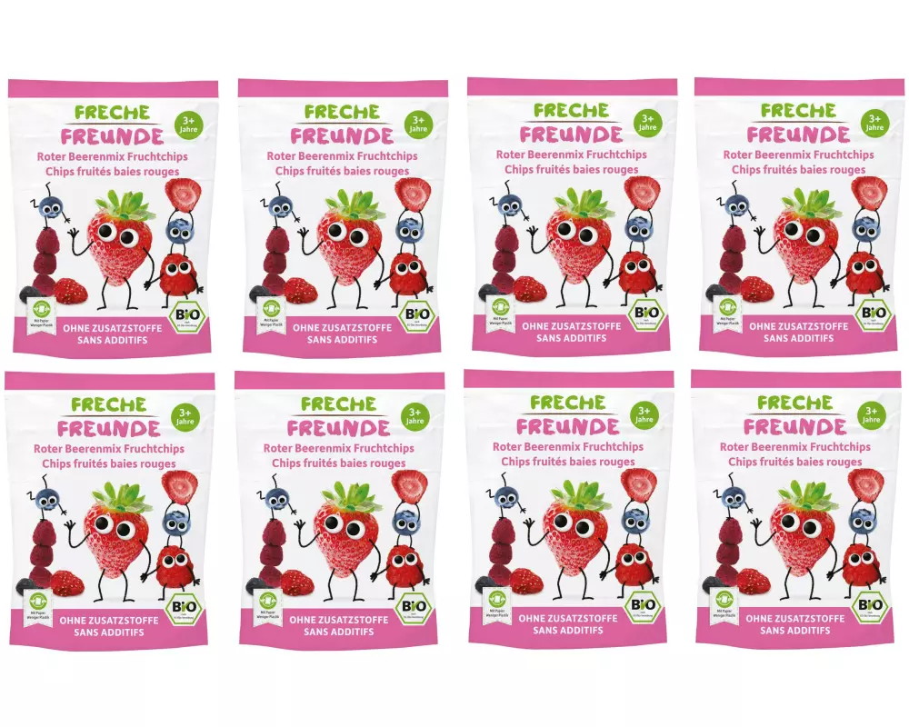 Freche Freunde Knabberspass Roter Beerenmix 8x 10 g