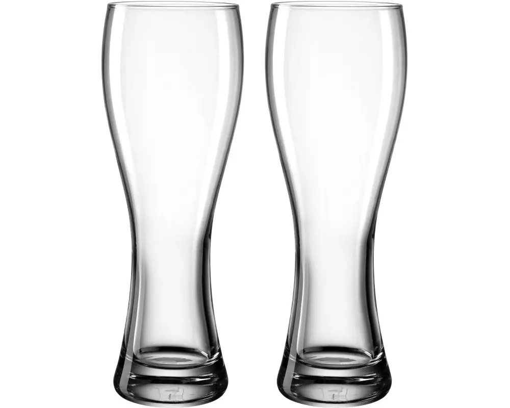 Leonardo Weizenbiergläser Maxima 500 ml, 2 Stück, Transparent