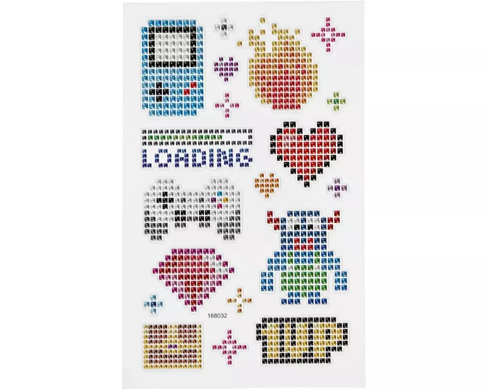 Creativ Company Glitzersticker 15 x 16.5 cm 1 Blatt