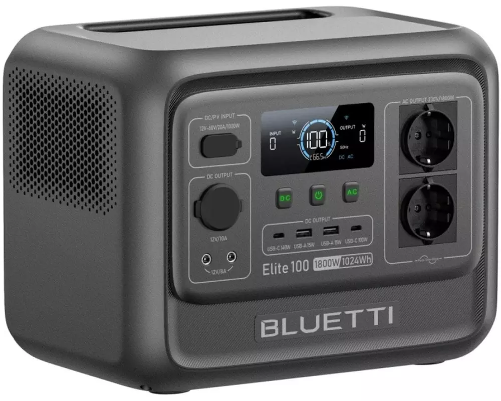 BLUETTI Power Station Elite 100 V2 1800W