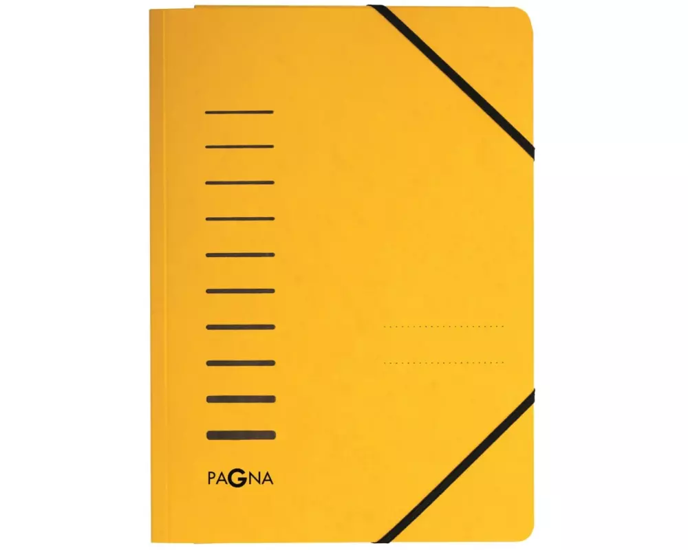 Pagna Gummibandmappe A4 Gelb