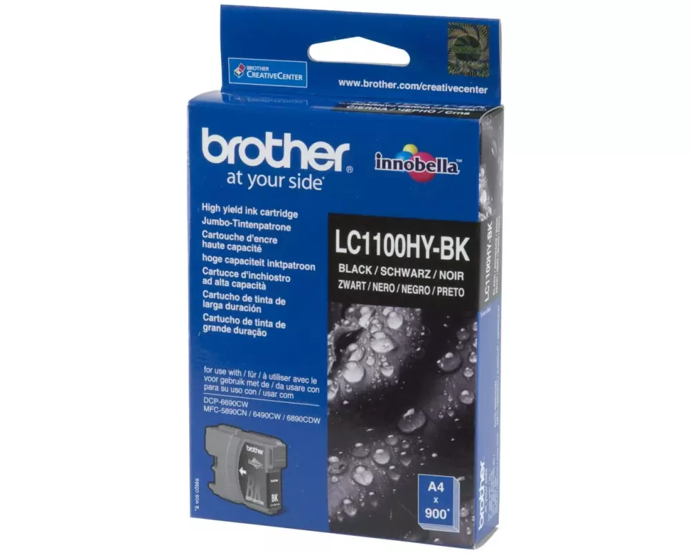 Brother Tinte LC-1100HYBK Black