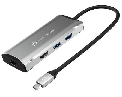 j5create USB 3.2 Gen 1 (3.1 Gen 1) Type-C Docking Station for Notebook