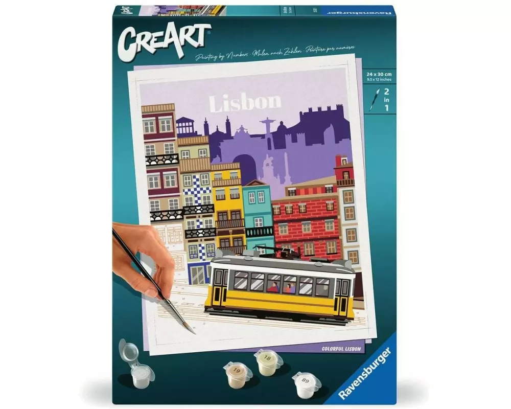Ravensburger Malen nach Zahlen CreArt Colorful Lissabon