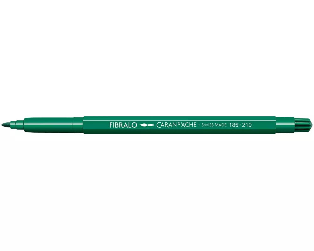 Caran d'Ache Filzstift Fibralo 1 Stück, Smaragdgrün