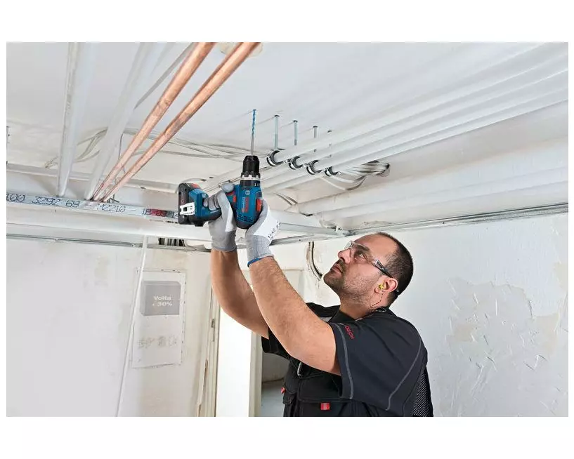 Bosch Professional Akku-Schlagbohrschrauber GSB 18 V-65 + 2x 4.0 Ah