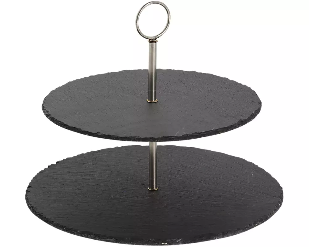 Zeller Present Etagere Schiefer 30 x 23 cm