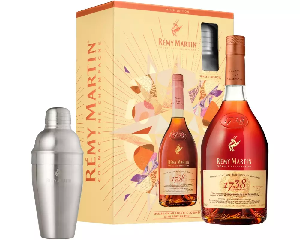 Rémy Martin Cognac 1738 0.7 l mit Shaker