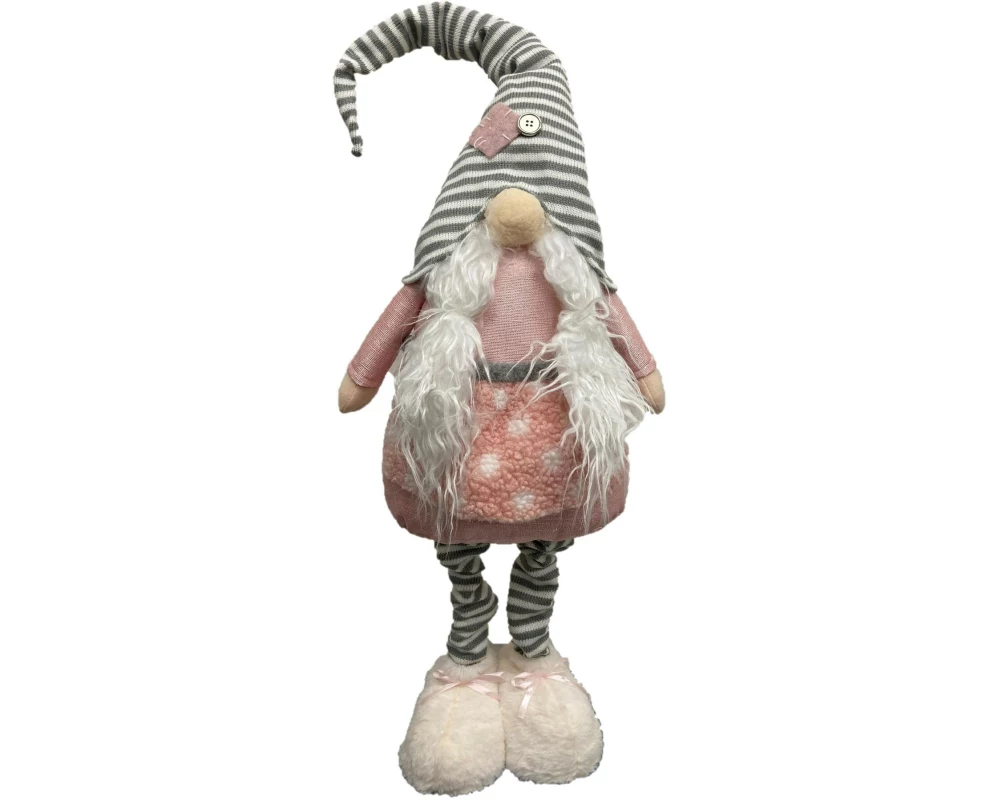 Dameco Aufsteller Wichtel Mädchen 70 cm, Kunststoff/Polyester/Sand