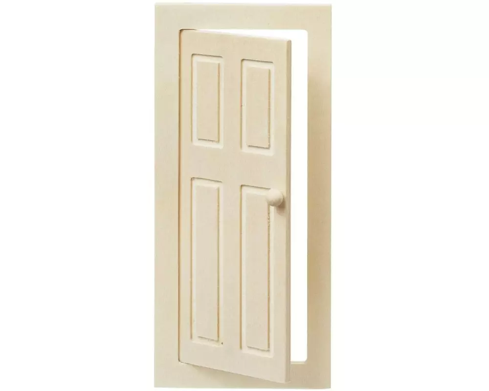 HobbyFun Mini-Utensilien Holztür VII Natur