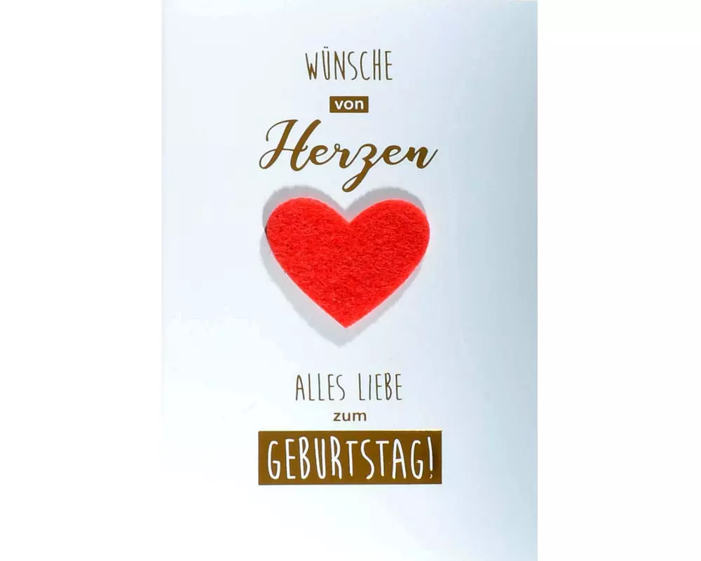 ABC Geburtstagskarte Herz