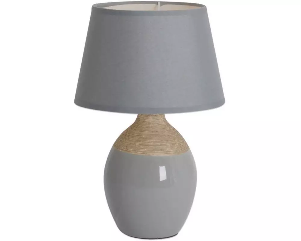 Näve Tischleuchte «Talia» h: 31 cm Grau