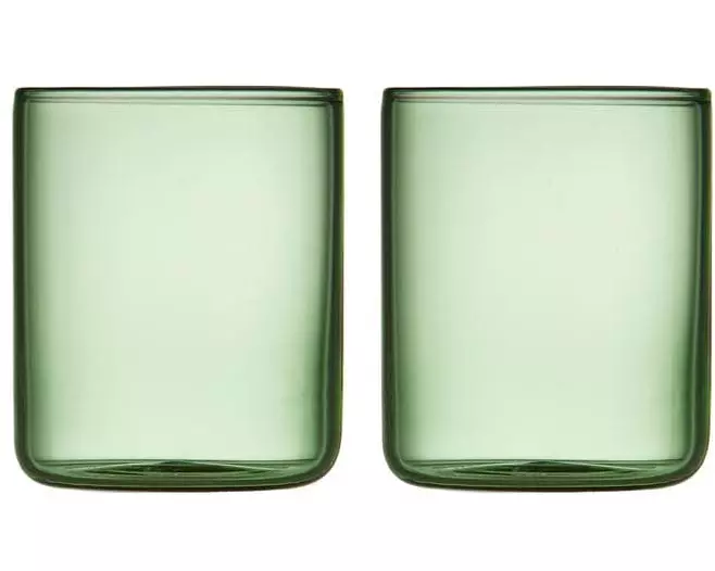 Lyngby Schnapsglas Torino Grün, 2 Stück, 5.5 cl