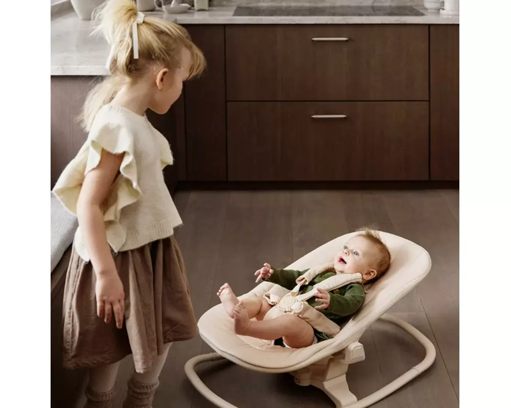ELODIE Neugeborenensitz GRACE Powder Pink Baumwolle Rosa