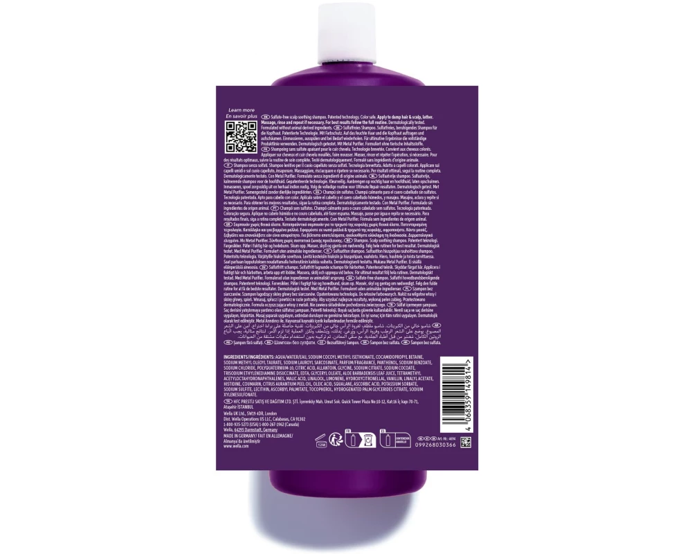 wella Ultimate Color Sulfatfreies Shampoo 1000 ml