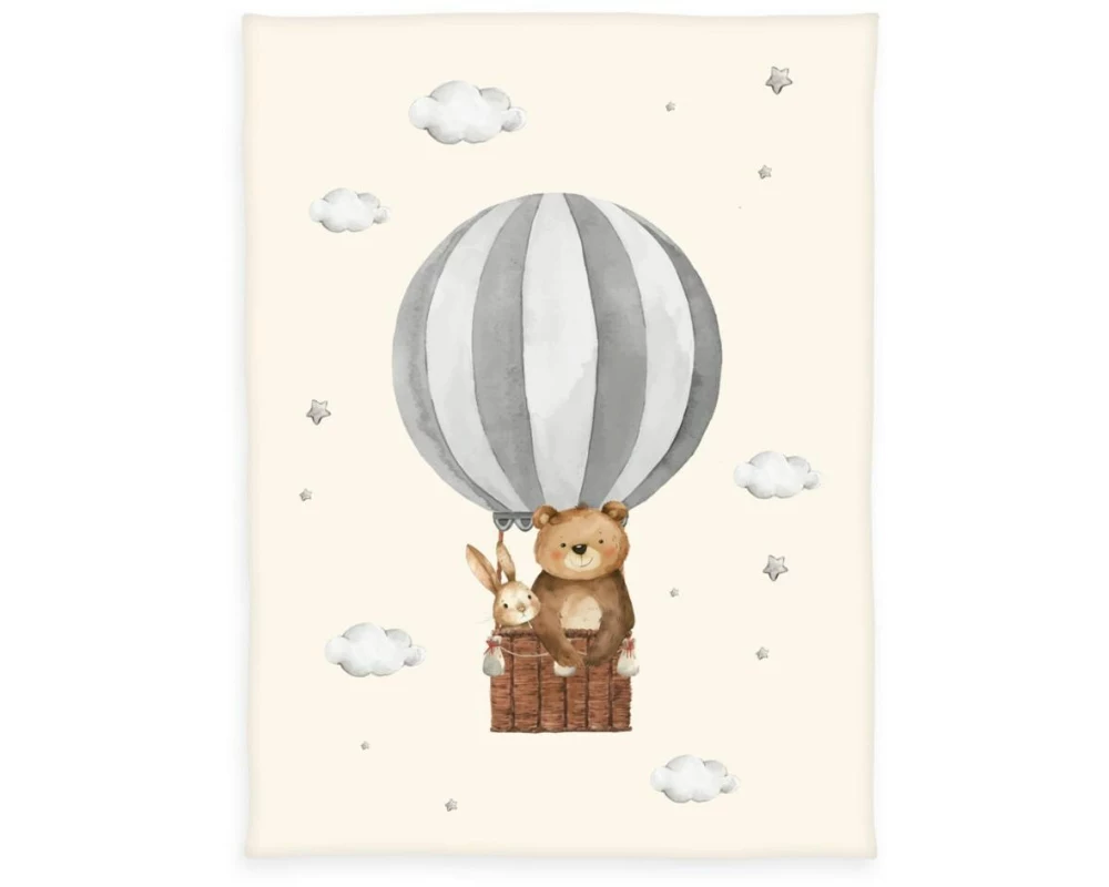Herding Kuscheldecke Ballonfahrt 75 x 100 cm