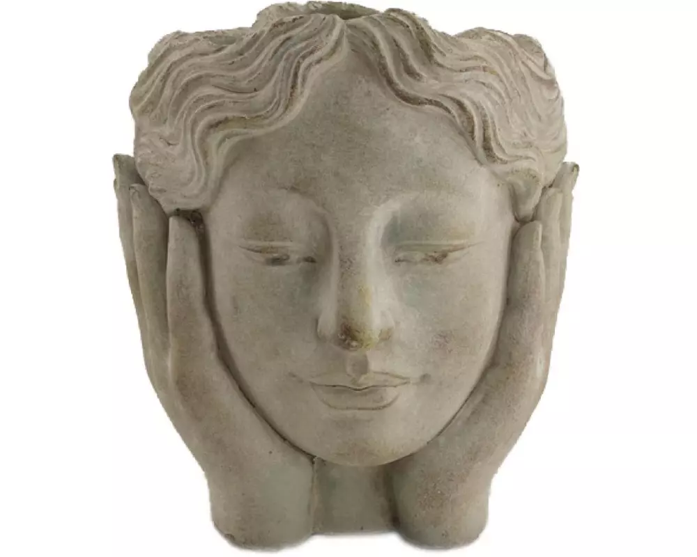 CHALET Blumentopf 20.5 cm, Grau