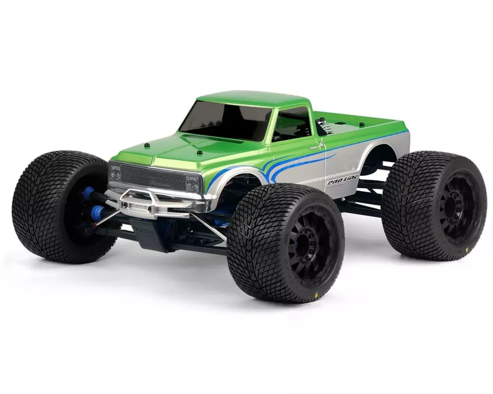 Proline Karosserie Chevy C-10 1972 Long Bed unlackiert, 1:8