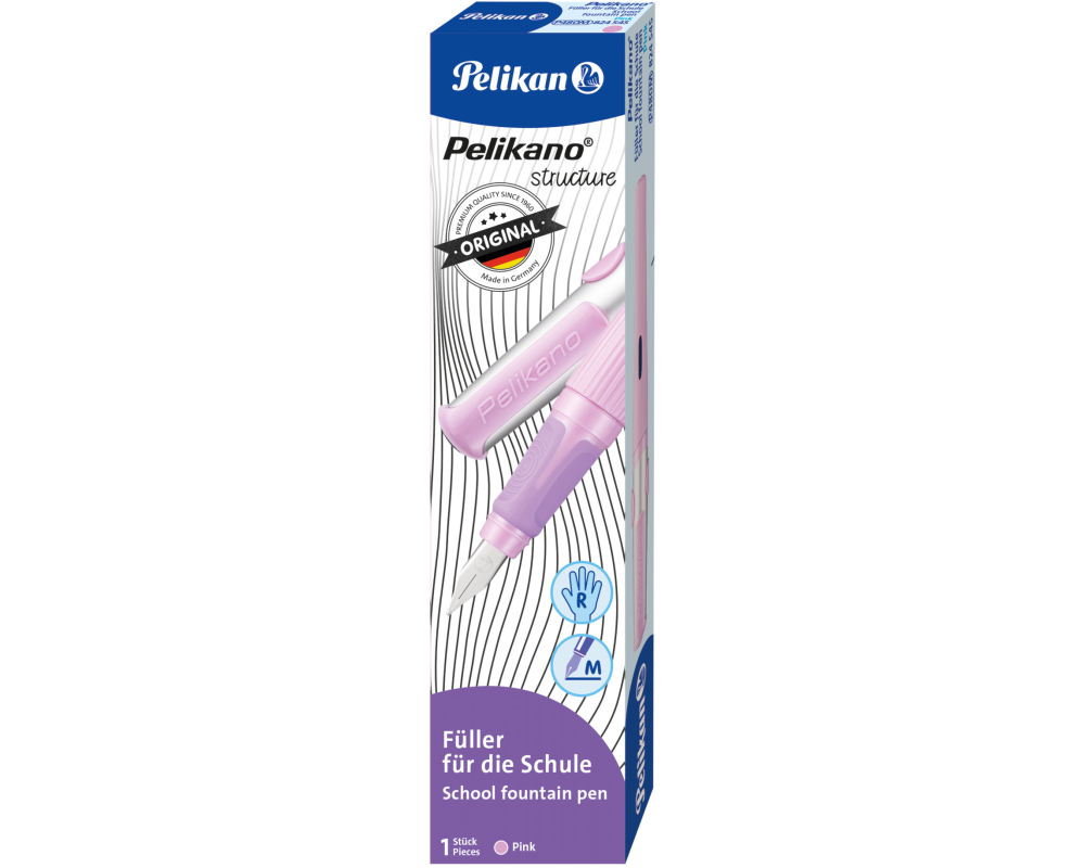PELIKAN Füllhalter Structure M 824545 pink, Rechtshänder