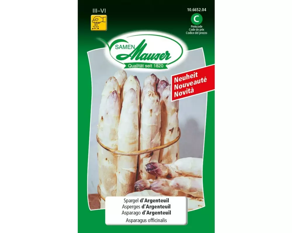 Samen Mauser Samen Spargel d’Argenteuil