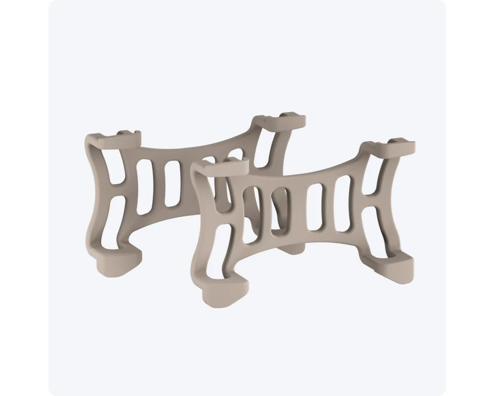 tractive GPS-Tracker Dog 6 Klammern braun 2 Stück