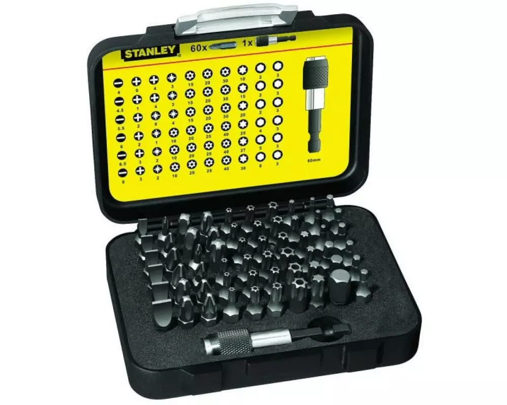 Stanley Bit-Set 1/4" 61-teilig