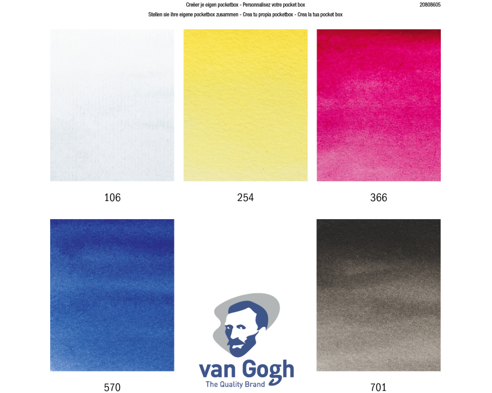VAN GOGH Aquarell Farben 20808605 Pocketbox