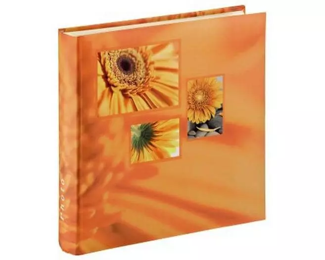 Hama Fotoalbum Jumbo «Singo» 100 weisse Seiten, Orange