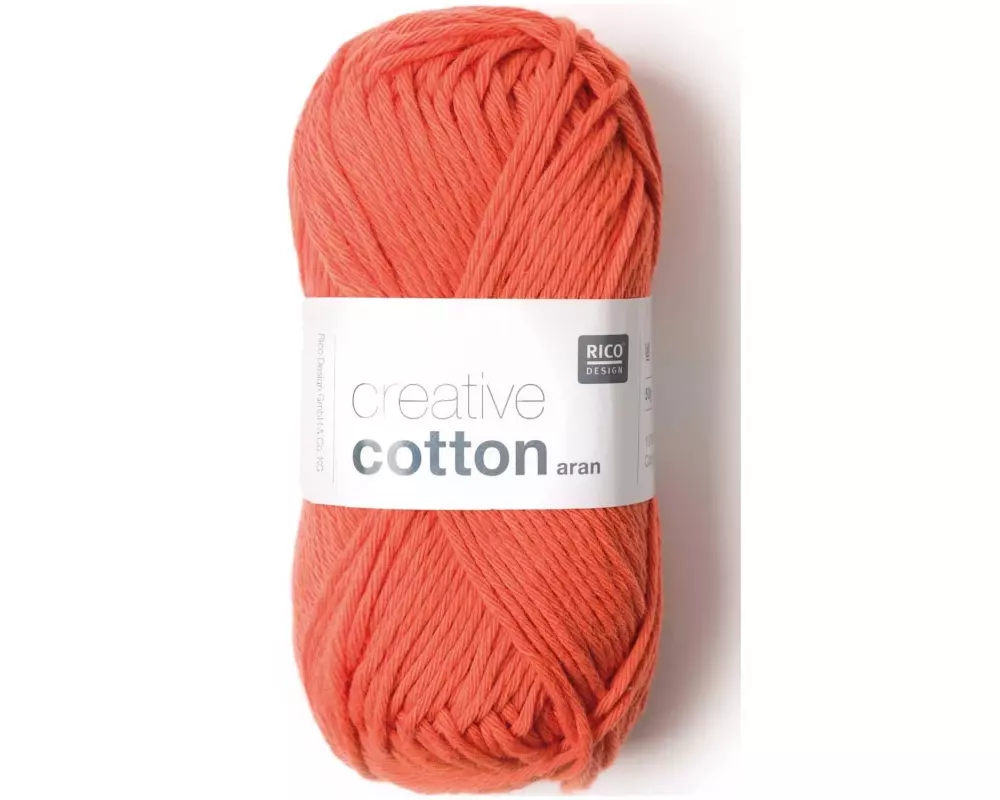 Rico Design Wolle Creative Cotton Aran 50 g, Fuchs