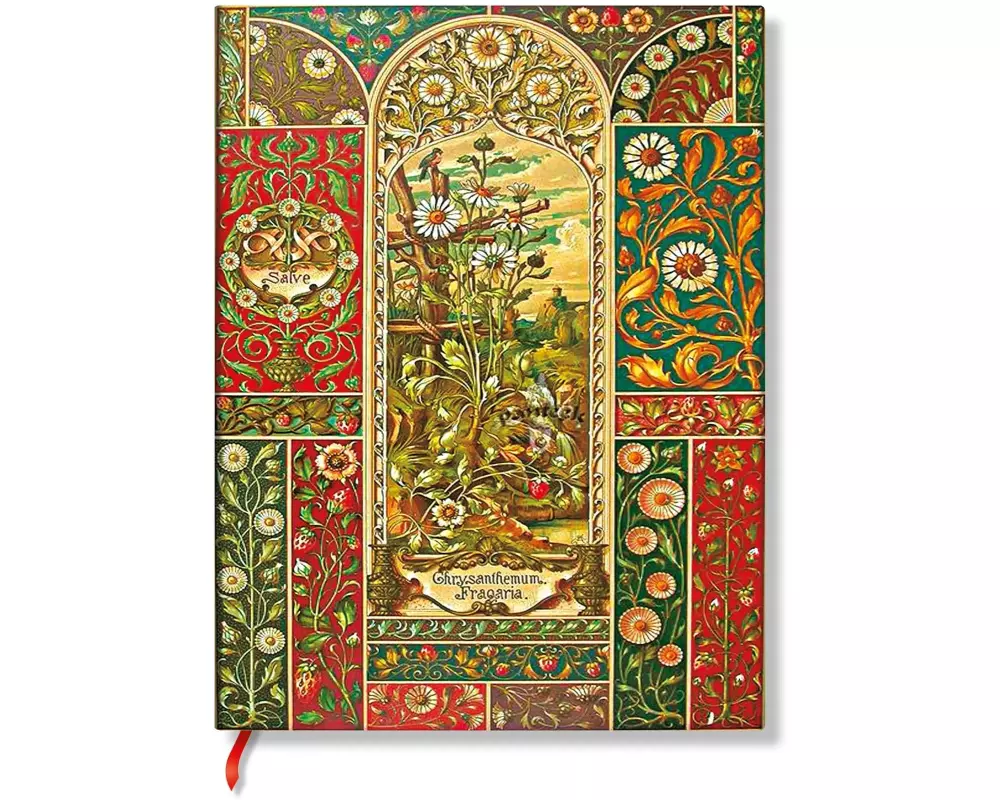 Paperblanks Notizbuch Wiener Früchte 18 x 12 cm, Liniert