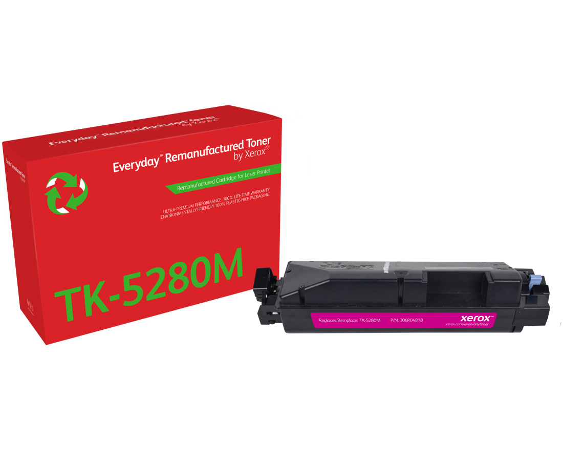 Everyday™ Magenta wiederaufbereiteter Toner von Xerox, kompatibel mit Kyocera TK-5280M, Standardkapazität