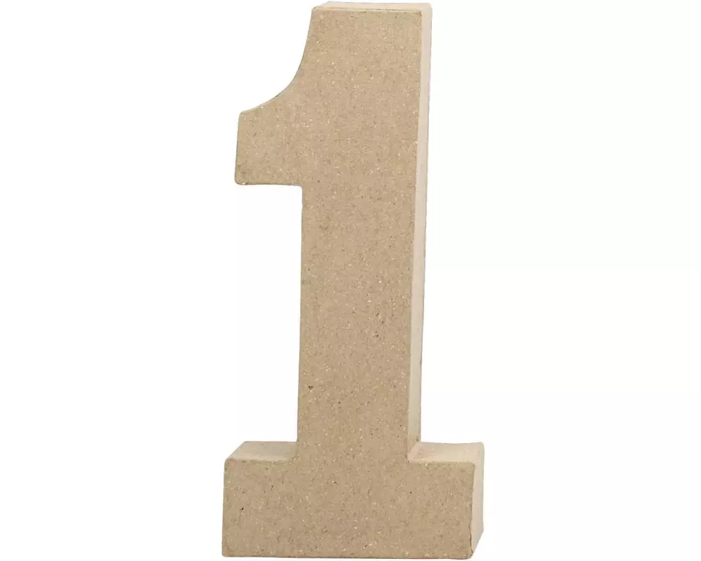 Creativ Company Papp-Zahl 1 gross