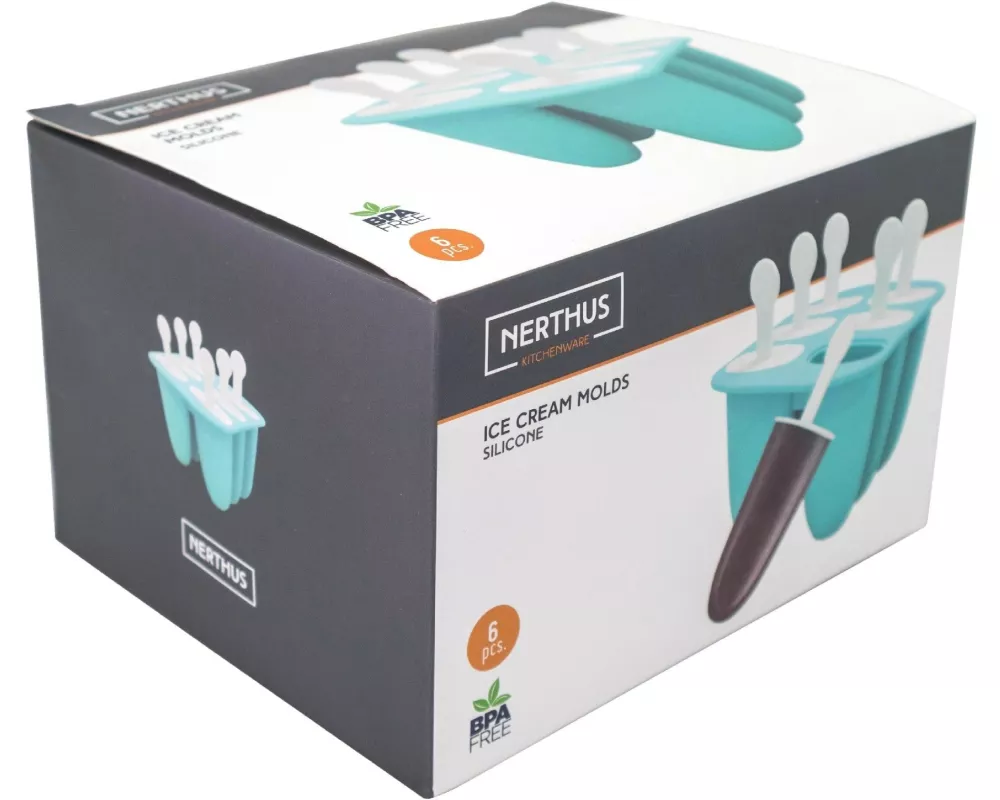 Nerthus Glaceform für 6 Glaces Blau