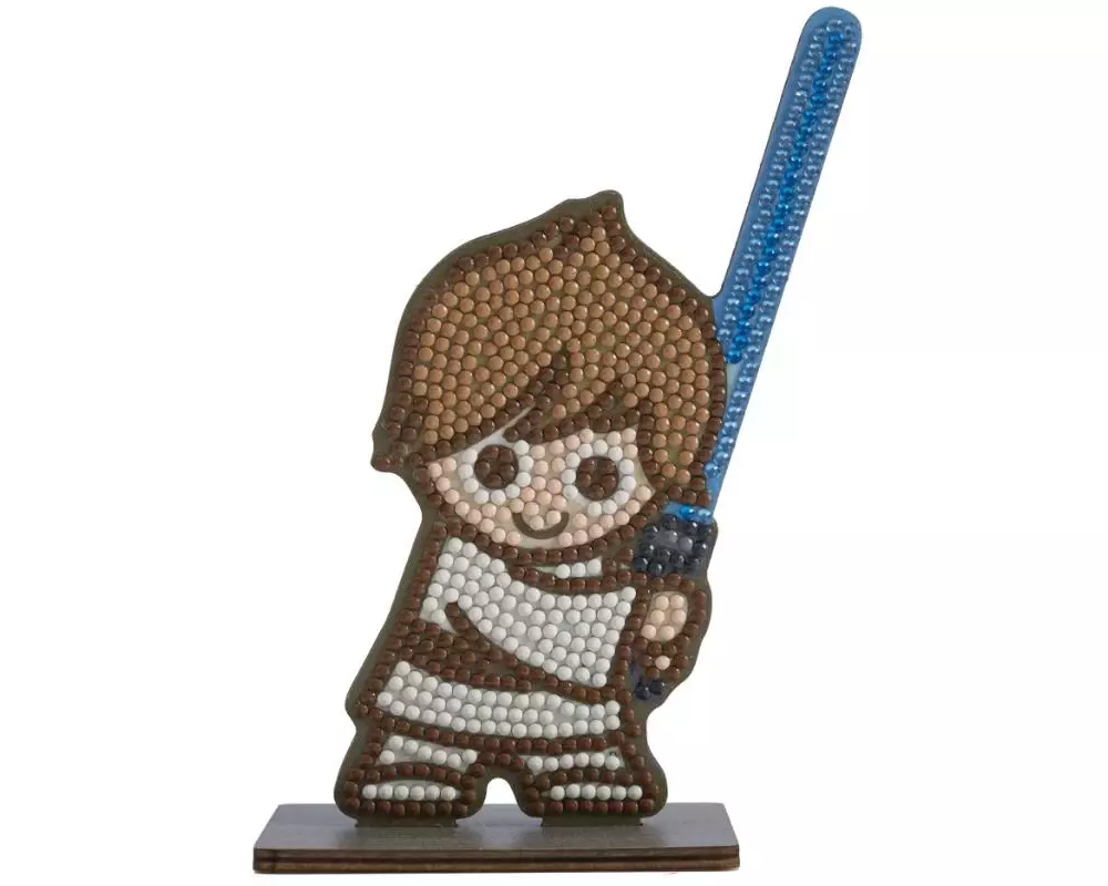CRAFT Buddy Bastelset Crystal Art Buddies Luke Skywalker Figur