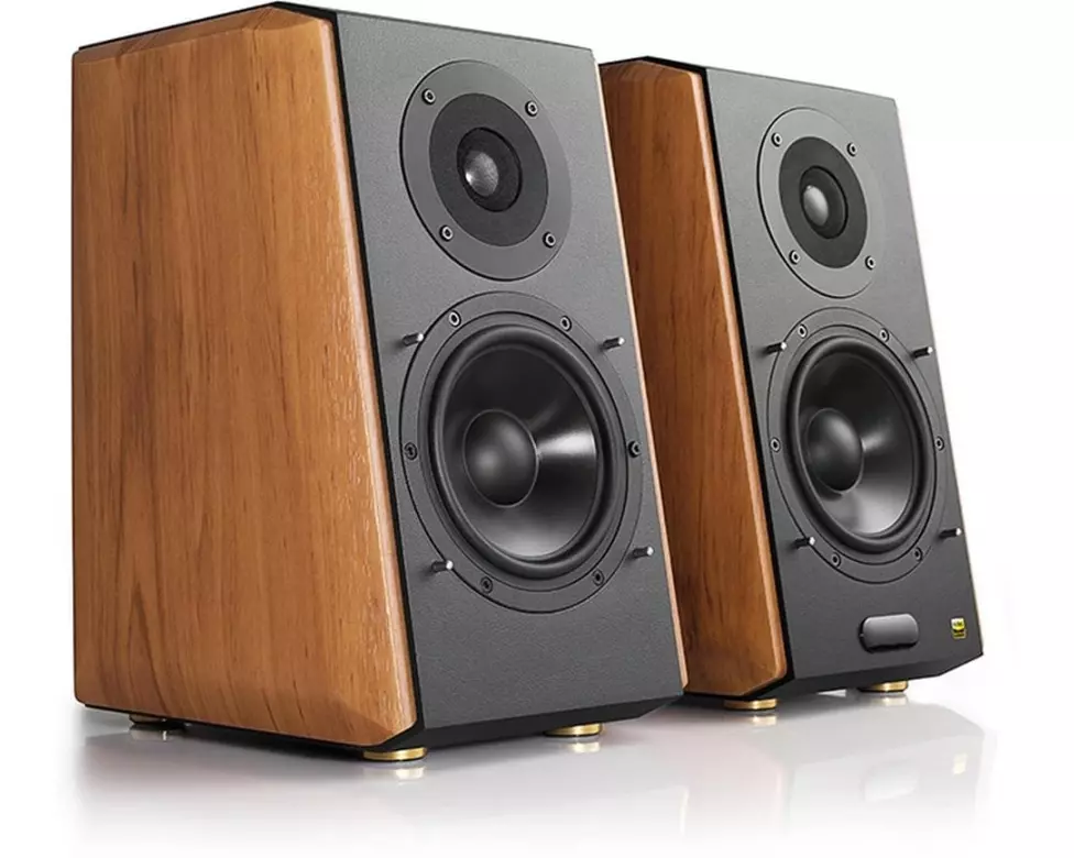 Edifier Regallautsprecher Paar S1000W Braun, Schwarz