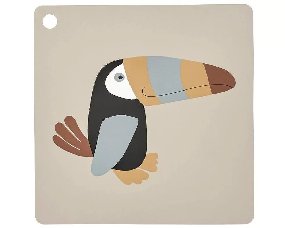OYOY Kindertischset Toucan 38 x 38 cm