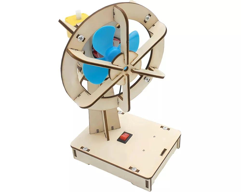 Fischertechnik MiniMiNT BreezeBuddy Holz-Bausatz Ventilator