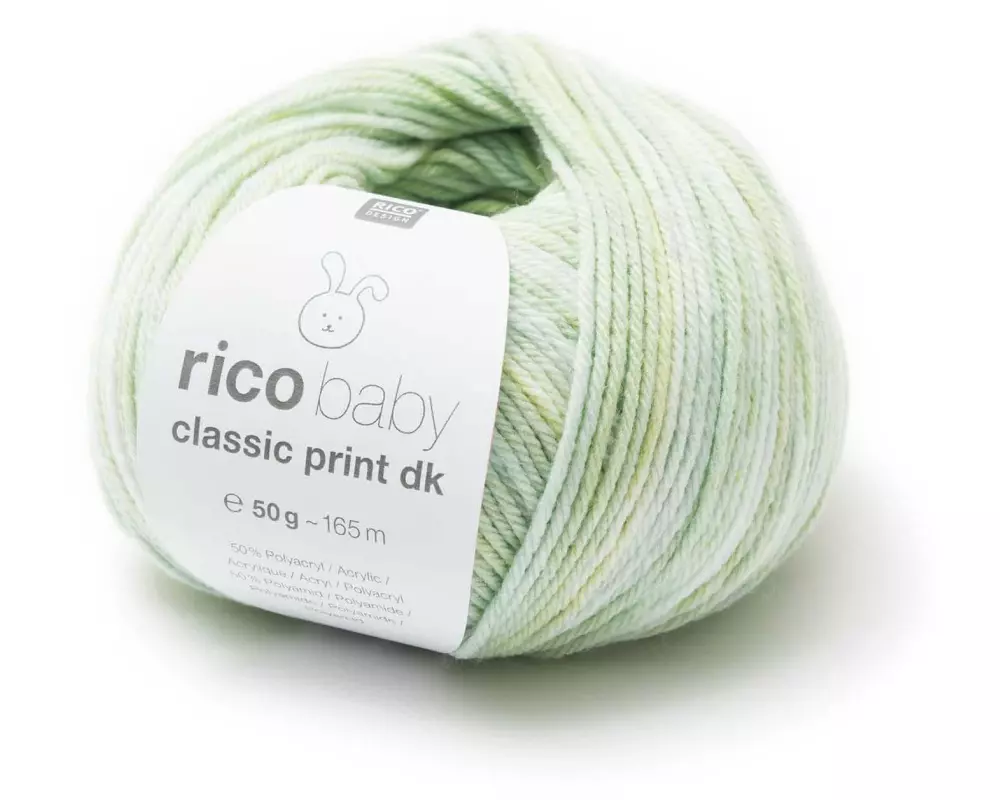 Rico Design Wolle Baby Classic Print dk 50 g Hellgrün
