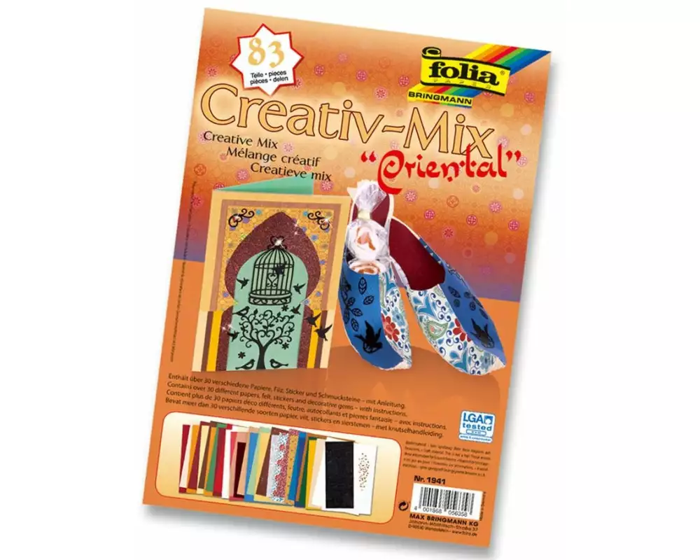 Folia Bastelset Creativ-Mix Oriental Mehrfarbig