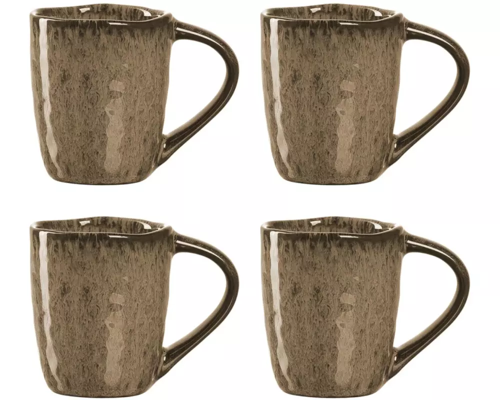 Leonardo Espressotasse Matera 90 ml, 4 Stück, Sand