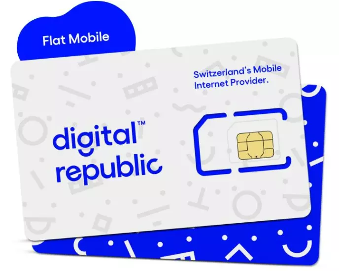 Digital Republic SIM-Karte Flat Mobile 30 Tag unlim. CH, 5 GB EU/USA/UK
