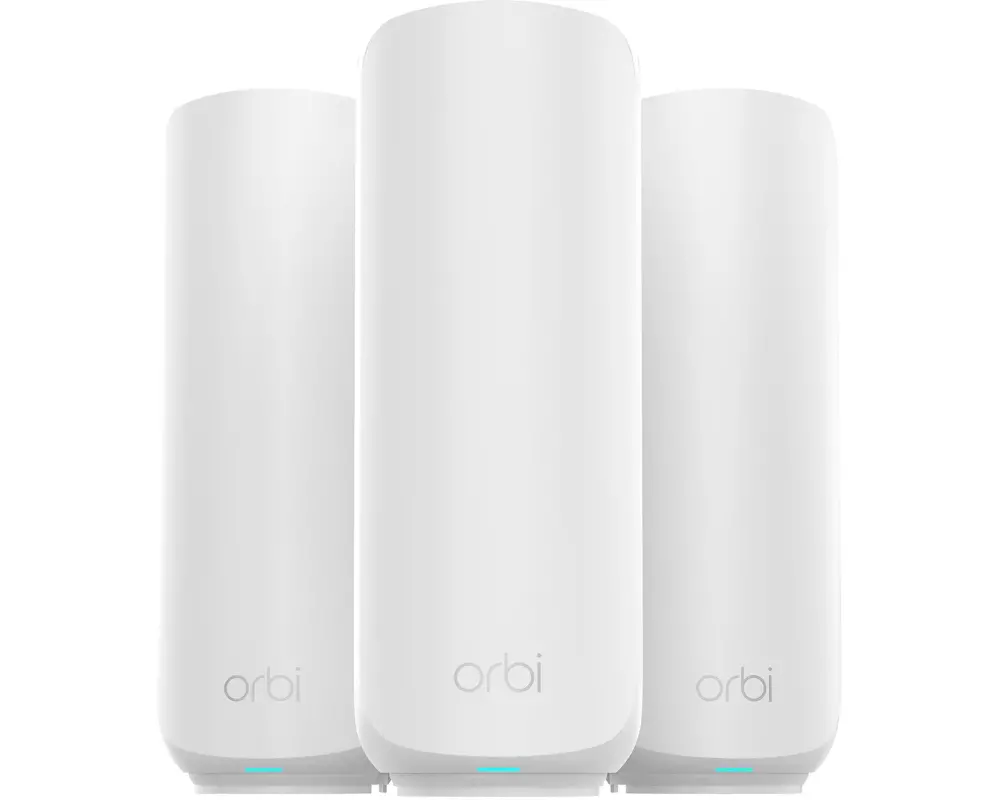 Netgear Mesh-Satellit Orbi 373 Dual-Band WiFi 7, 3er Pack , Weiss