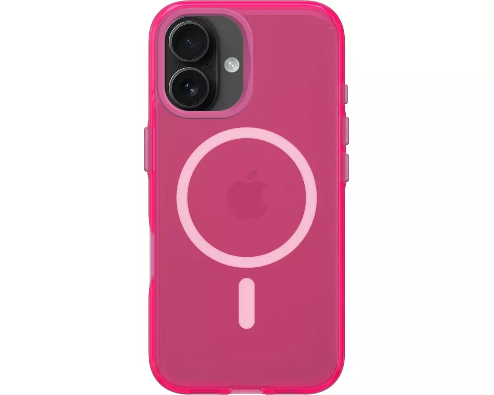 Rhinoshield Back Cover JellyTint MagSafe iPhone 16 Fancy Pink