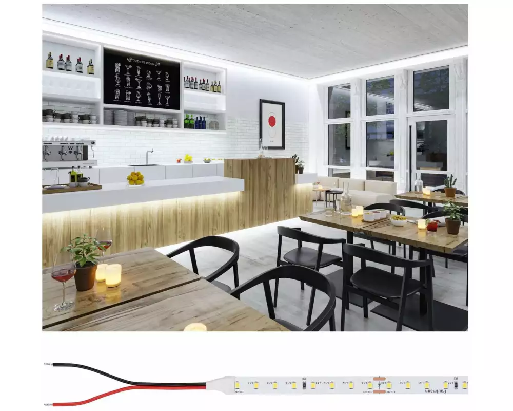 Paulmann Pro LED Strip Silver P75 840 5m 23W 750 lm/m 96LEDs/m 4000K