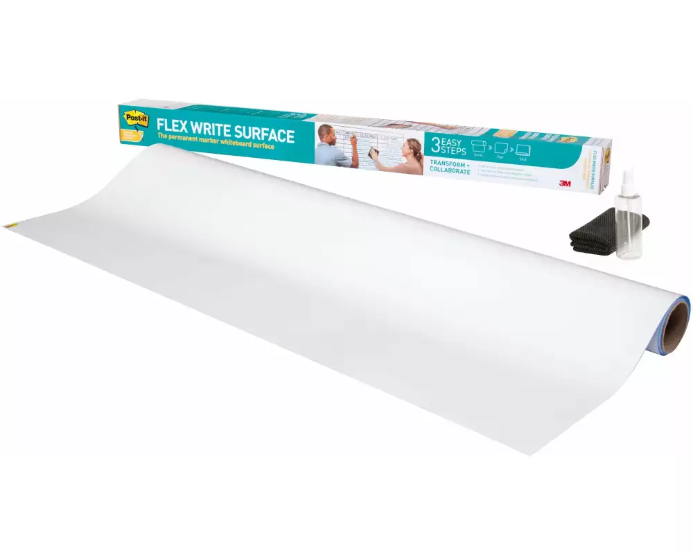 Post-it Whiteboardfolie Post-it Flex Write 121.9 x 243.8 cm, 1 Rolle
